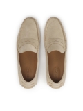 Beige suede moccasins TYODOR