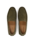 Men's slip-on moccasins in khaki color TYODOR