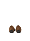 Brown suede moccasins on a comfortable sole  TYODOR 