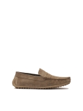 U-stitched suede moccasins TYODOR