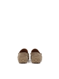 U-stitched suede moccasins TYODOR