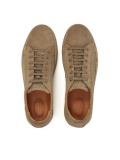 Taupe sneakers with perforations on the upper  CASPEROS