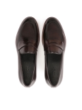 Men's brown leather loafers NIKET