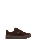 Suede brown sneakers MALIA