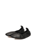 Black leather ballerinas CISA
