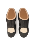 Black leather ballerinas CISA