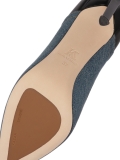 Blue-black combined material pumps NAOMI