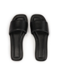 Black slides on a flat sole  ALTEA
