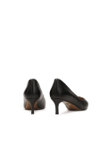 Versatile black low-heeled pumps GINEVRA