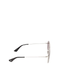 Classic aviator glasses with silver frame SILESIO