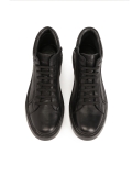 Comfortable black men's sneakers with high upper TRUXTON