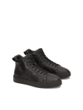 Leather sneakers with high upper  OLAFEC