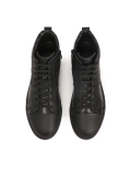 Leather sneakers with high upper  OLAFEC