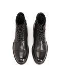 Classic black casual style men's boots  FABRIZIO