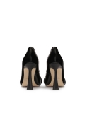 Black heeled pumps with stiletto nose  KS CLARA