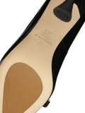 Black heeled pumps with stiletto nose  KS CLARA