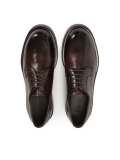 Brown derby shoes made of natural leather HENRYST