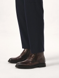 Brown shaded leather men's boots OCTAVIUSS