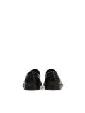 Black croc-embossed leather loafers KS BERNARD