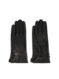 Black soft leather gloves MERI