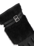 Elegant gloves with fur trim MERI
