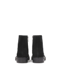 Men's suede boots in black color  KS CANRERTH