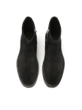 Men's suede boots in black color  KS CANRERTH