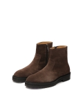 Brown suede boots with trep sole  KS CANRERTH