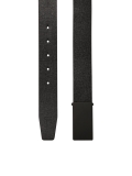 Black belt with matte black buckle  RACUV