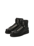 Leather black boots with metal loops  KS BLAISE