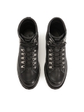Leather black boots with metal loops  KS BLAISE