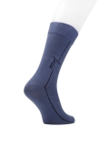 Blue men's socks made of soft cotton TREZEE