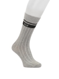 Ribbed grey men's socks  TRIEUX