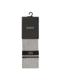 Ribbed grey men's socks  TRIEUX