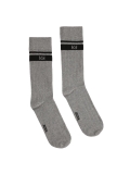 Ribbed grey men's socks  TRIEUX