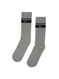 Ribbed grey men's socks  TRIEUX