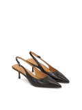 Black slingback pumps BRIA