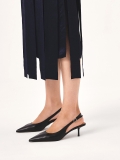 Black slingback pumps BRIA
