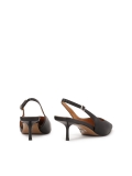 Black slingback pumps BRIA