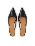 Black slingback pumps BRIA