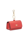 Red key case with snap hook  ARABELLA