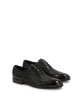 Elegant black oxfords with rosette decoration  JAZON