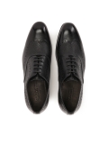 Elegant black oxfords with rosette decoration  JAZON