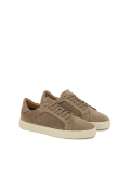 Suede sneakers in taupe color  DESSOUBRE 
