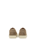 Suede sneakers in taupe color  DESSOUBRE 