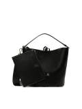 Black handbag with hand grip KS GLORIA 