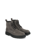 Men's taupe-colored suede boots SAMUELO