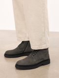 Men's taupe-colored suede boots SAMUELO