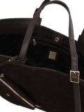 Brown large suede handbag NAN