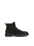 Lace-up boots in black nubuck ROCII